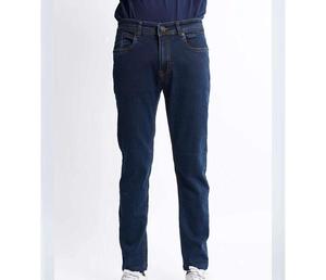 Men Straight Leg Stonewashed Denim <b>Jeans</b> Mid Waist <b>Button</b> <b>Fly</b> Casual Pants 100% Cotton Woven Fabric Midweight - Product Image 3