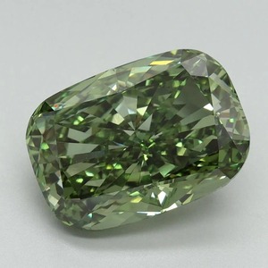 Diamante Verde Sintético Cultivado en Laboratorio, Corte Cojín Alargado, de 1.00 CT a 5.00 CT, Certificado, Claridad VVS VS - Product Image 1