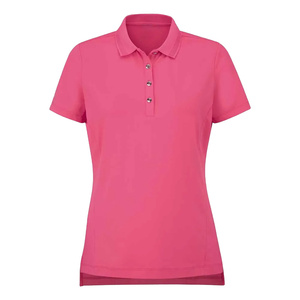 Camiseta de Polo de Golf para Mujer, Manga Corta, Tejida, Transpirable, Deportiva, Informal, con Logotipo Personalizado, Ropa Deportiva Femenina, OEM, ODM, Venta al Por Mayor - Product Image 4