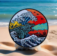 Parches de Chenilla Bordados Personalizados, Forma Personalizada, con Base Termoadhesiva o para Coser, Diseño de Logotipo Decorativo 3D para Gorras y Ropa, Color Personalizado