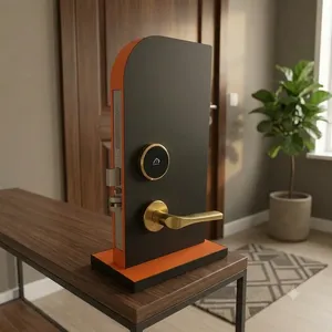Cerradura Inteligente RFID para Puerta de Hotel de Acero Inoxidable TESX Industries con Acabado Dorado, Sistema de Control de Acceso con Tarjeta Electrónica - Product Image 4