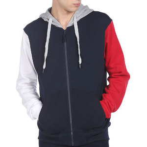 Sweat-shirt à capuche zippé pour homme en polaire douce, décontracté, pour sports de plein air, personnalisable, marque privée, fabricant OEM - Product Image 4