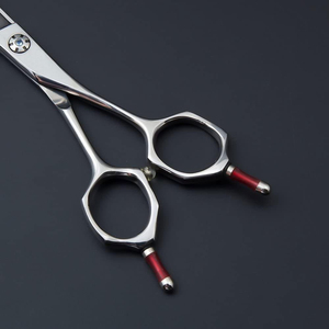 Ciseaux de coiffeur professionnels de nouvelle conception, en acier inoxydable, personnalisés, outils de coupe de cheveux, ciseaux de toilettage avec logo OEM - Product Image 4