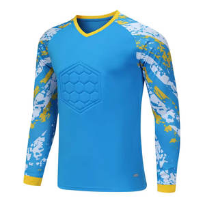 Camisetas de Portero Unisex para Adultos, Camisetas de Fútbol Impresas, Transpirables, de Secado Rápido, Antibacterianas, con Protección UV - Product Image 6