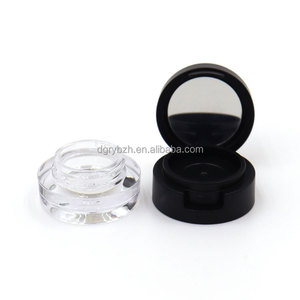 Rayee esistente stampo personalizzato 3g 5g doppio strato barattolo di polvere sciolta rotondo nero chiaro in polvere scatola compatta - Product Image 3