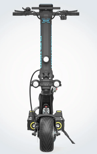 MEILLEURE OFFRE Trottinette Électrique Pliante à Double Moteur avec Suspension, Style Skateboard, Noire, pour les Déplacements Quotidien - Product Image 2
