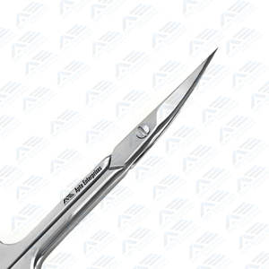 Professional Stainless Steel Cuticle Scissors High-Quality Manicure Scissors with Curved Tip Wholesale Price Trimmers - Product Image 5