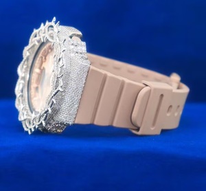 Reloj Mecánico de Lujo con Moissanita y Acero Inoxidable de 20mm, Esfera Analógica con Diamantes, Movimiento ETA, Cristal de Zafiro, Estilo Hip Hop - Product Image 2