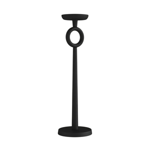 Nouvelle collection : Chandelier en fer noir haut avec anneau décoratif, décoration d'intérieur, design métallique durable - Product Image 3
