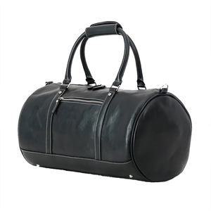 Bolsa de Gimnasio de Cuero, Gran Capacidad, Deportiva, Resistente al Agua, 20-35L, con Compartimento para Zapatos, para Viajes - Product Image 1