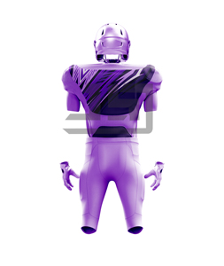 Uniforme de Fútbol Americano de Alto Rendimiento, Jersey Deportivo Personalizado, Pantalones Cortos de Manga Corta, Tejido Transpirable de Secado Rápido, para Prácticas Diarias y Partidos - Product Image 2