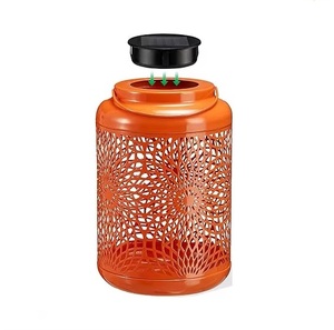 Durable Eco-Friendly Waterproof <b>Small</b> Lattice Work Handmade Iron Candle Holder <b>Lanterns</b> For Home Decoration Outdoor Wedding - Product Image 2
