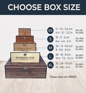 Custom Personalized Wooden Memory Keepsake <b>box</b> <b>Wedding</b> <b>Card</b> <b>Box</b> for Him Her Boyfriend Girlfriend Couple Engagement Christma - Product Image 2
