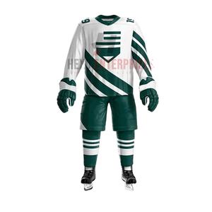 Uniforme de hockey sur glace personnalisé unisexe avec motif vierge prix de gros vêtements de sport d'équipe décontracté sublimation avec logo - Product Image 1