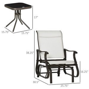 Outdoor Garden Lounge Chairs Comfortable Patio Swings for Enjoying the Sun - Product Image 4