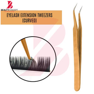 Pince à épiler multi-formes et multi-usages avec grip antidérapant pour volume, isolation et pose de cils classiques - Product Image 6