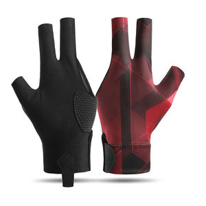 Gants de billard pour club, main gauche, tissu noir, gants de snooker professionnels, accessoires de billard, gants pour hommes - Product Image 1