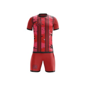 <b>Soccer</b> Club Uniform Custom Logo Name Football Training Kit Quick Dry Fabric OEM ODM Wholesale Manufacturer Factory Supplier - Product Image 1
