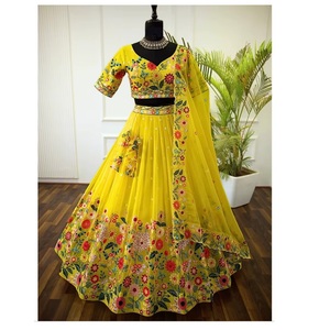 Fournisseur direct d'usine, Lehengha Choly lourd avec broderie de sequins, Duppta - Product Image 1