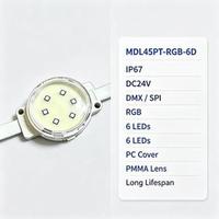 Lumière LED RGB à pixels étanche IP67 pour l'éclairage des bâtiments de grande hauteur