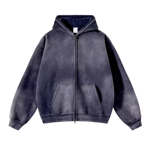เสื้อฮู้ดดี้ผู้ชายมาใหม่ ผ้าฝ้าย 100% สำหรับฤดูหนาว สีพื้นทันสมัย ระบายอากาศได้ดี เป็นมิตรกับสิ่งแวดล้อม มีกระเป๋าเทอร์รี่ เสื้อสเวตเชิ้ตสุดเทรนดี้ - Product Image 5