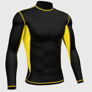 Chemises de compression pour hommes, manches longues, respirantes, extensibles dans quatre directions, pour la maternité, le fitness, l'entraînement, le sport et la gym - Product Image 2
