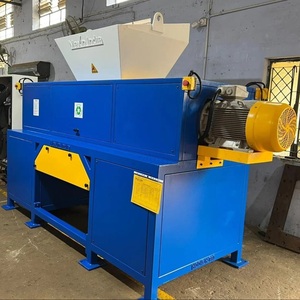 เครื่องบดขยะมูลฝอยเทศบาลคุณภาพสูงแบบสองเพลา กำลังการผลิต 3000 กก./ชม. เครื่องบดพลาสติกกึ่งอัตโนมัติแบบไฟฟ้า - Product Image 1