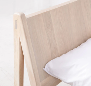 Cadre de lit en teck massif Auberge du Soleil Minimaliste - Product Image 6