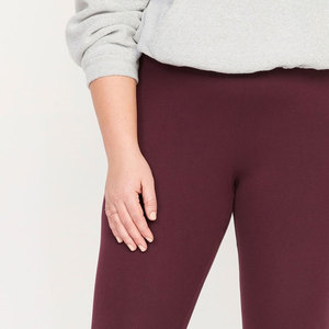 Modern Fit Women <b>Leggings</b> Soft Cotton Blend <b>With</b> Elastic Waist And Slim Design For <b>Workout</b> Use Yoga <b>Leggings</b> - Product Image 5