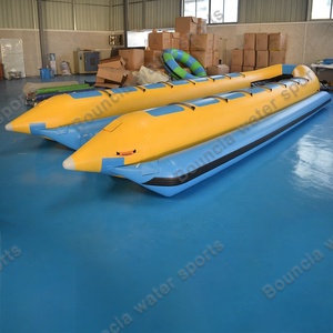 14 persone che volano pazzo trainabile tubo trainabile giocattolo trainabile Banana Boat vendita calda per barca in barca tubo per la vendita - Product Image 4