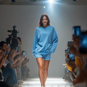 Conjunto Deportivo Casual de 2 Piezas para Mujer, para Gimnasio, Fitness, Yoga, Ropa Deportiva Activa, Top y Pantalones Cortos Estampados, 100% Algodón, Transpirable, de Secado Rápido - Product Image 1