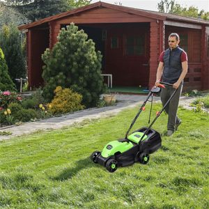 Tagliaerba Elettrico Semovente da 13 Pollici con Motore a 4 Tempi, Cesto di Raccolta Erba da 8 Galloni, 3 Altezze Regolabili, Leggero 15,5 Libbre - Product Image 2