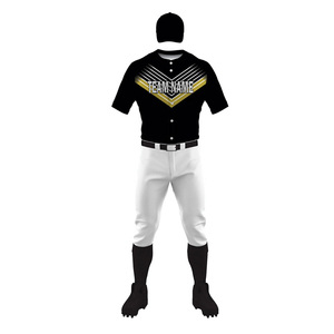 Sportswear Retro Button <b>Down</b> V-Neck BRG Best Fashion Customised Baseball Wear Quick Dry Wholesale Baseball Uniforms - Product Image 2