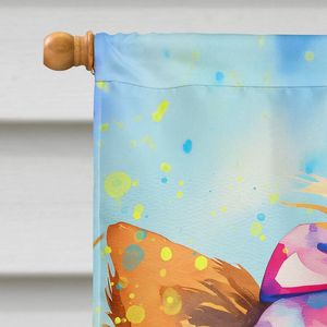 Yorkshire Terrier Hippie gran porche poste decorativo patio Banner Multicolor colgante de pared poliéster casa tamaño ilustraciones Multicolor - Product Image 3