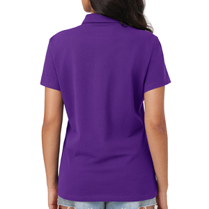 Polo slim fit tendance pour femme, couleur unie, personnalisable, idéal pour le golf et le sport. - Product Image 2