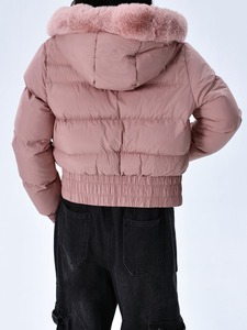 OEM Services High Quality Women <b>Puffer</b> <b>Jacket</b> New Design Women <b>Puffer</b> <b>Jacket</b> for Winter <b>Crop</b> <b>Jackets</b> Solid Color Full Sleeves - Product Image 3