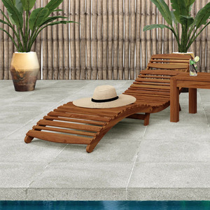 Tumbona Curva Moderna Gibrela, Silla de Playa para Exteriores, Reclinable con Listones para Piscina y Patio de Hotel - Product Image 2