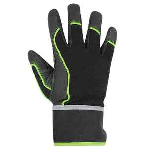Guantes de Seguridad de Cuero PU con Forro de Algodón, Resistentes a Impactos, para Trabajo Industrial, Construcción y Montaje - Product Image 3