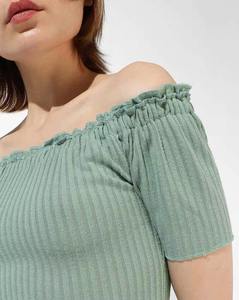 Vestido ajustado profesional de manga corta con diseño acanalado, minivestido de punto, diseño personalizado - Product Image 4