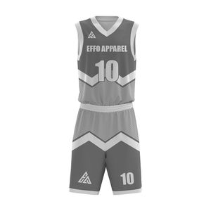 Ensemble de maillots de basket athlétiques en maille légère, uniforme de sport, fabrication OEM, logo personnalisé, marque privée, vêtements en gros - Product Image 6