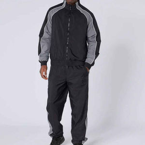 เสื้อแจ็คเก็ตกันลมวินเทจสำหรับผู้ชาย TITAN TREAD WEAR รุ่นคัสตอม พร้อมชุดเซ็ตแทรคสูทซอฟต์เชลล์ 2 ชิ้น แบบมีซิป ผ้าคอตตอน 100% คุณภาพสูง - Product Image 5