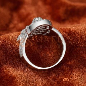 925 <b>Silver</b> Moissanite Baguette Halo Christ Statement <b>Ring</b> Hip Hop Jewellery Jesus <b>Ring</b> Iced Out Religious <b>Ring</b> <b>for</b> <b>Men</b> - Product Image 3