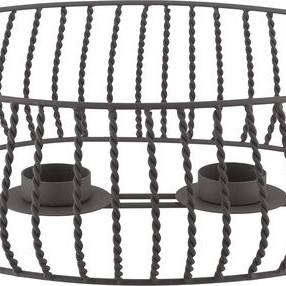 Hammered Stainless Steel Food Warmer Round <b>Buffet</b> <b>Server</b> with Twisted Wire Basket Stand for Hotel Restaurant Catering Display - Product Image 6