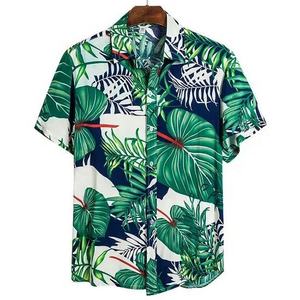 Hawaiian <b>Shirts</b> for <b>Women</b> <b>Tropical</b> Summer Beach Button Short Sleeve Blouses Floral Eco-Friendly Quick Dry Rayon - Product Image 1
