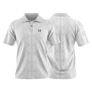 Chemise polo pour homme W4G, décontractée, personnalisée, avec logo imprimé sur le devant, anti-rides, tricotée, 100% coton, manches courtes, design de créateur, qualité supérieure - Product Image 4