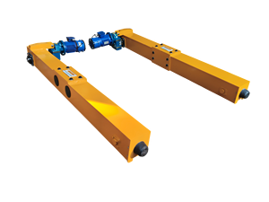 Grue EOT à entraînement par moteur et boîte de vitesses, 5 tonnes, 17,5 mètres, de haute qualité |   Pont roulant robuste à poutre simple/double - Product Image 3