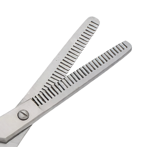 Double Edged Professional Hair Thinning <b>Shears</b> 6.5 Inch Silver Stainless Steel Barber Texturizing Scissors Salon Grooming <b>Tool</b> - Product Image 4