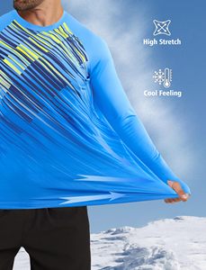 Camiseta de Natación de Manga Larga para Hombre con Protección Solar UPF 50+ UV, Secado Rápido, Compresión, Capa Base para Surf y Natación - Product Image 5