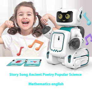Robot Compagnon Interactif Intelligent K44 en Plastique ABS pour l'Éducation Précoce, Jouet Programmable Télécommandé à Quatre Roues avec Carte - Product Image 6