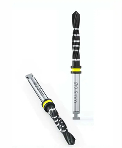 ดอกสว่านฝังรากฟันเทียมเคลือบไทเทเนียมสีดำขนาด 2.8 มม. สำหรับการล้างภายในแบบแมนนวล ทำจากเหล็กกล้าไร้สนิมชุบแข็ง มาตรฐาน CE สำหรับการสร้างสะพานกระดูก - Product Image 5
